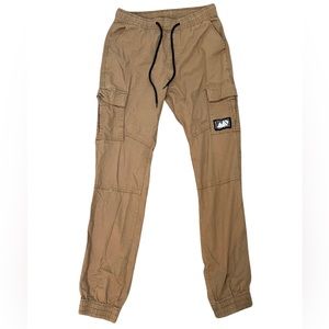 Khaki Cargo Joggers